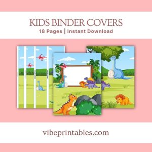 Kids Binder Covers