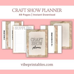 Vintage Craft Show Planner Or Binder