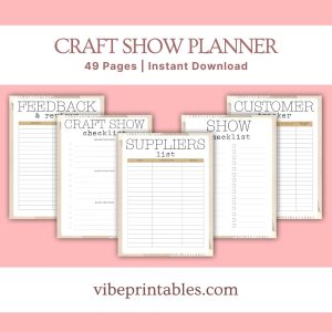 Vintage Craft Show Planner Or Binder