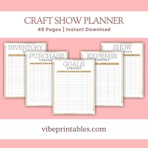 Vintage Craft Show Planner Or Binder