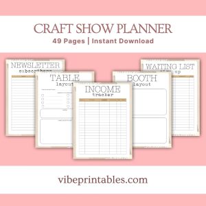 Vintage Craft Show Planner Or Binder