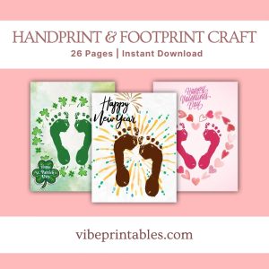 Holiday Handprint & Footprint Crafts For Kids