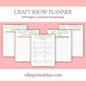 Vintage Craft Show Planner Or Binder