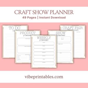 Vintage Craft Show Planner Or Binder