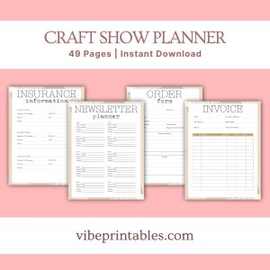 Vintage Craft Show Planner Or Binder