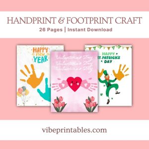 Holiday Handprint & Footprint Crafts For Kids