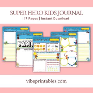 Super Hero Kids Journal