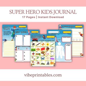 Super Hero Kids Journal