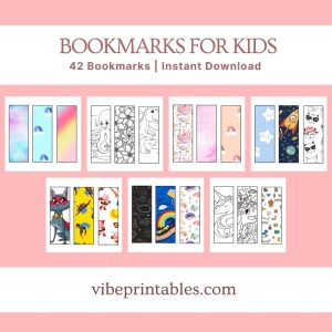 42 Bookmarks For Kids