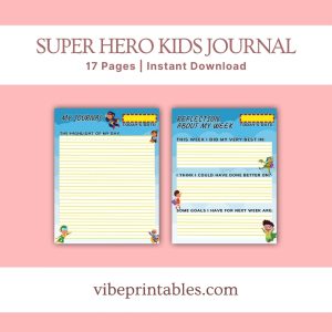 Super Hero Kids Journal