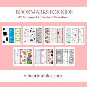 42 Bookmarks For Kids