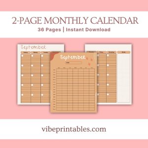 Orange Home Management Planner Or Binder