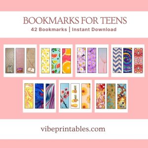 42 Bookmarks For Teenagers And Adults