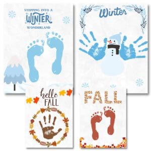 HANDPRINT & FOOTPRINT CRAFT FOR KIDS