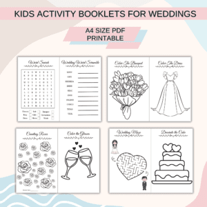 KIDS ACTIVITY BOOKLETS FOR WEDDINGS