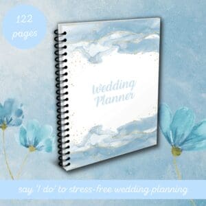 BLUE WEDDING PLANNER OR BINDER