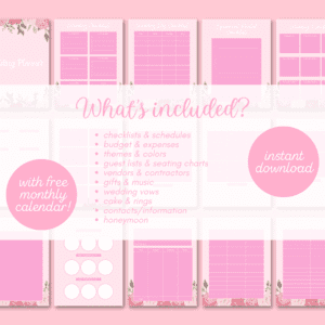 PINK WEDDING PLANNER