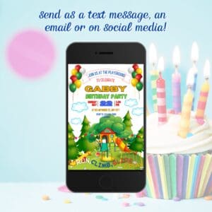 PLAYGROUND BIRTHDAY INVITATION