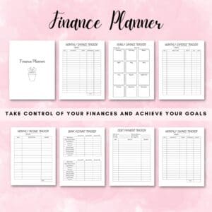 PRINTABLE HOME MANAGEMENT PLANNER BINDER