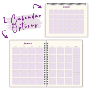 Purple Busy Mom Planner