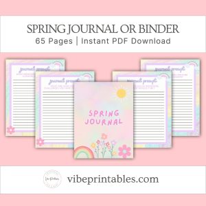 Cheerful Spring Journal Or Binder