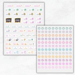 TEACHER PLANNER STICKERS