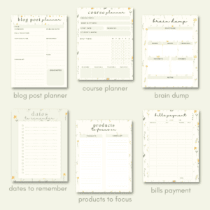 BUSINESS PLANNER BUNDLE