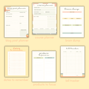 BUSINESS PLANNER BUNDLE