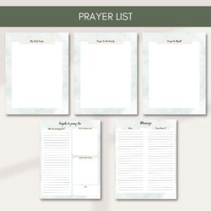 GREEN PRAYER JOURNAL