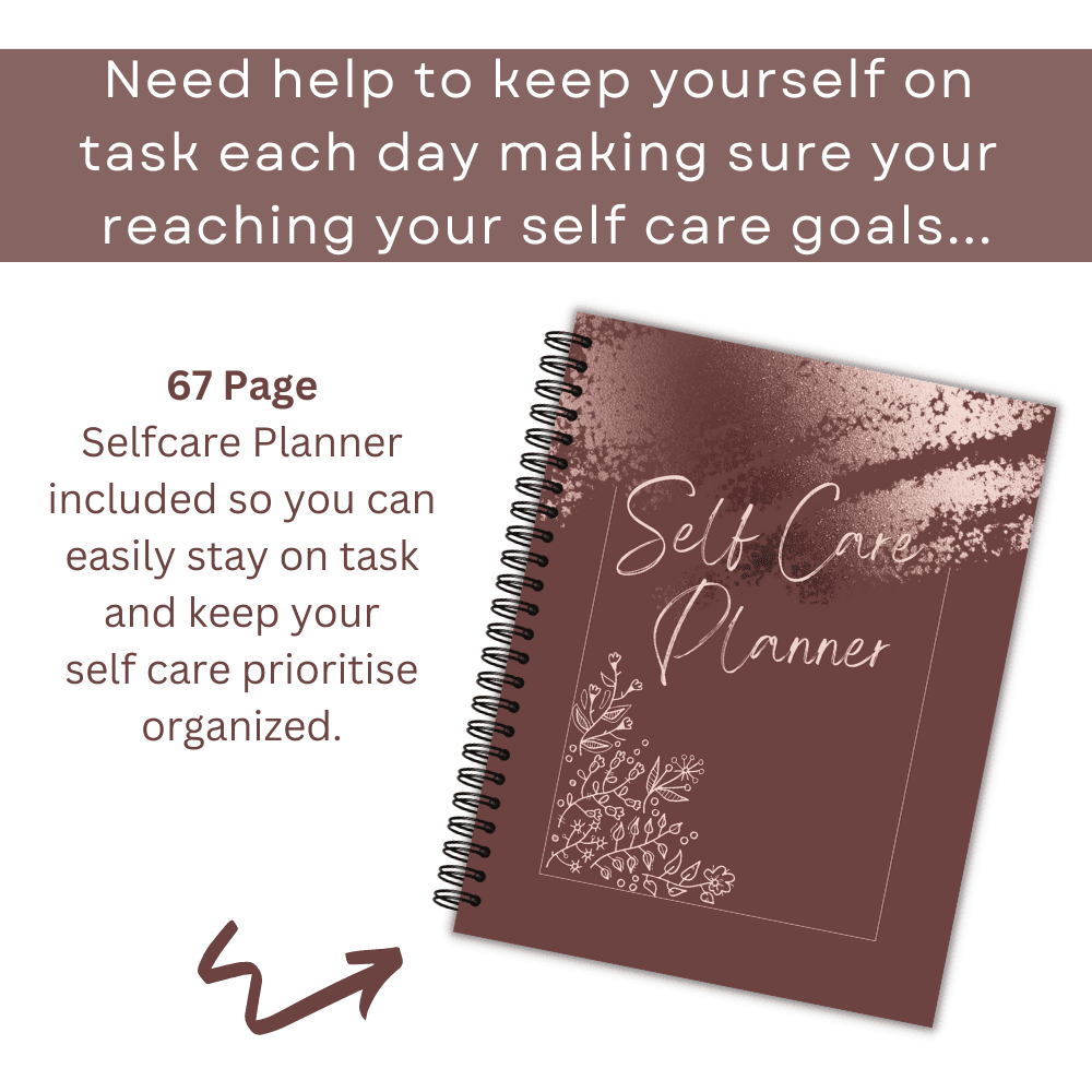 Tan Self Care Workbook + Planner – vibeprintables.com