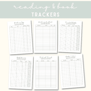 READING PLANNER BUNDLE