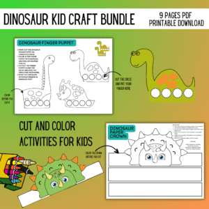 DINOSAUR KID CRAFT BUNDLE