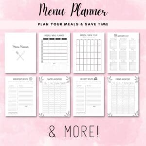 PRINTABLE HOME MANAGEMENT PLANNER BINDER