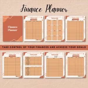 Orange Printable Home Management Binder