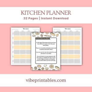 Yellow Kitchen Planner