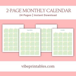 Green Flower Kitchen Planner