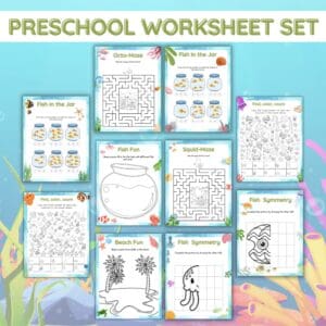 PRESCHOOL WORKSHEET SET