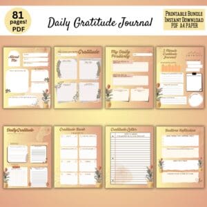 GOLD GRATITUDE JOURNAL