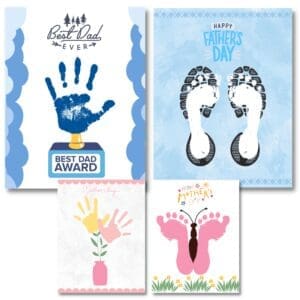 HANDPRINT & FOOTPRINT CRAFT FOR KIDS