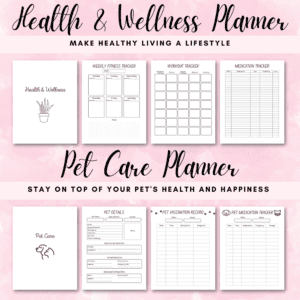 PRINTABLE HOME MANAGEMENT PLANNER BINDER