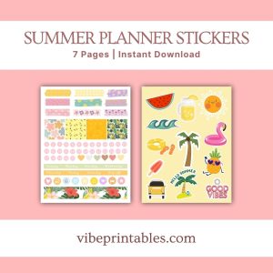 Summer Planner Stickers