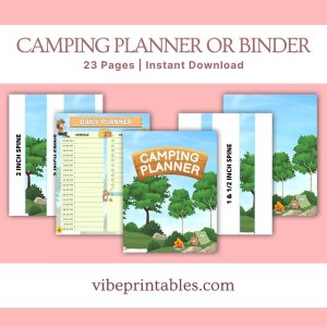 Camping Planner Or Binder