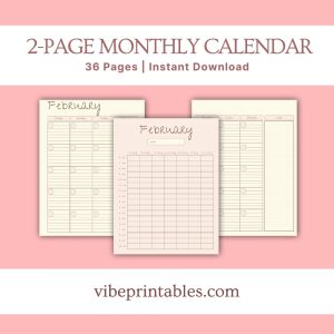 Pastel Home Management Planner Or Binder