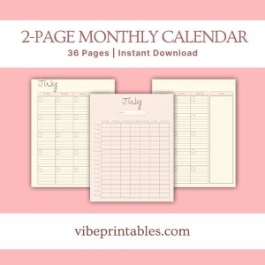 Pastel Home Management Planner Or Binder