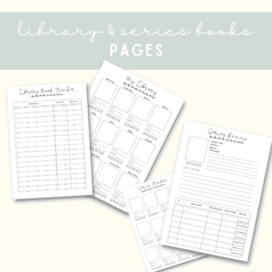 READING PLANNER BUNDLE