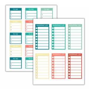 GREEN PLANNER STICKERS