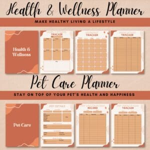 Orange Printable Home Management Binder