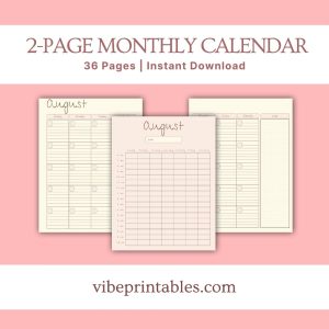 Pastel Home Management Planner Or Binder