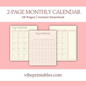 Pastel Home Management Planner Or Binder