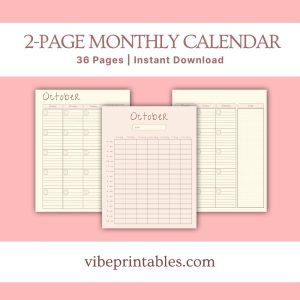 Pastel Home Management Planner Or Binder